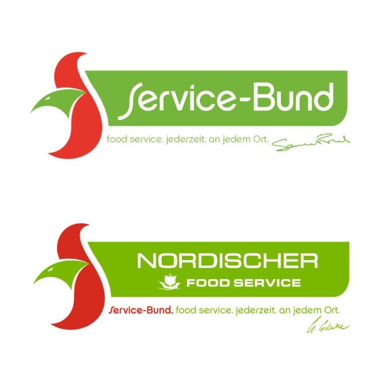 Logo des Service-Bund mit den Texten "Service-Bund" und "NORDISCHER FOOD SERVICE".